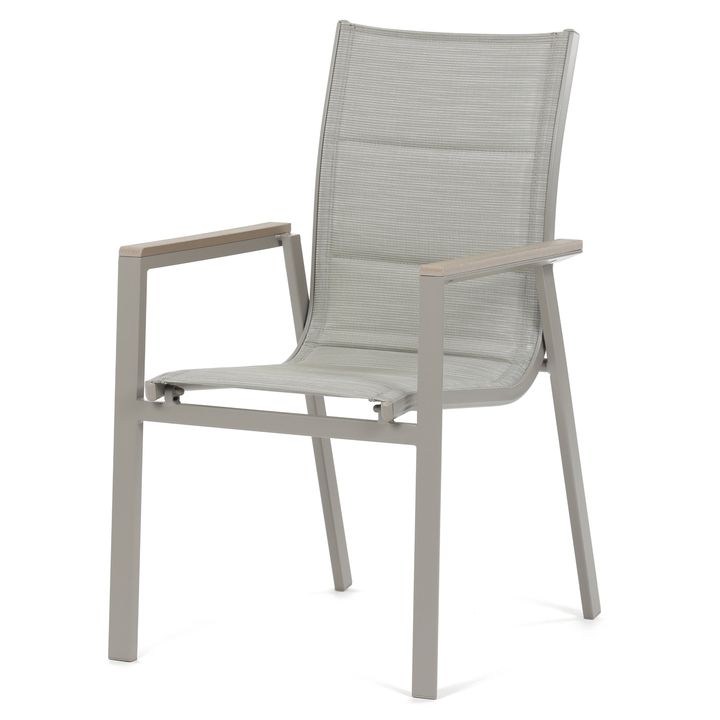 Záhradná stolička EULALIA béžová 1