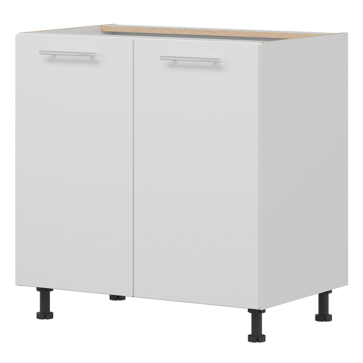 Kuchynská skrinka FANY 80 biela/biela vysoký lesk 1