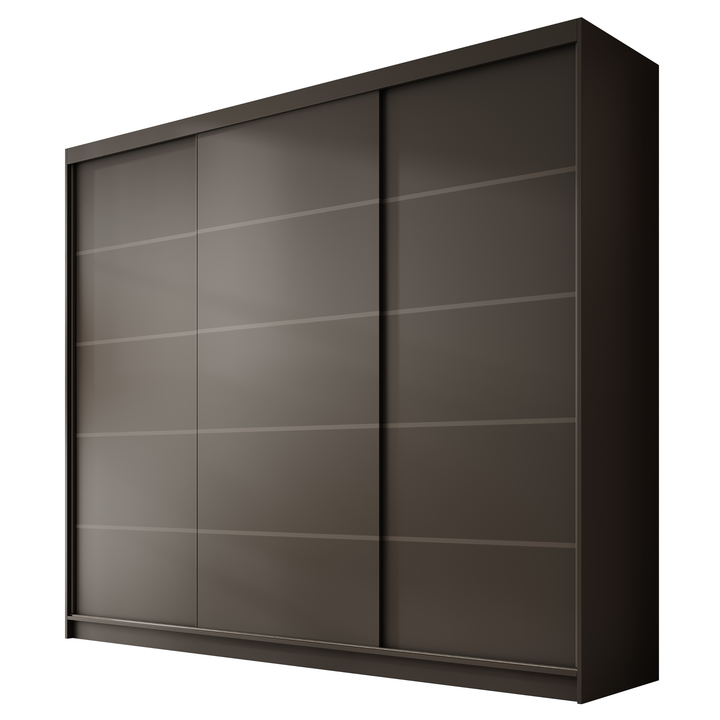 Šatníková skriňa FARKAS čierna 1