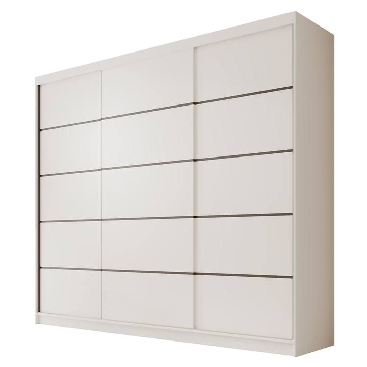 Šatníková skriňa FARKAS biela 1
