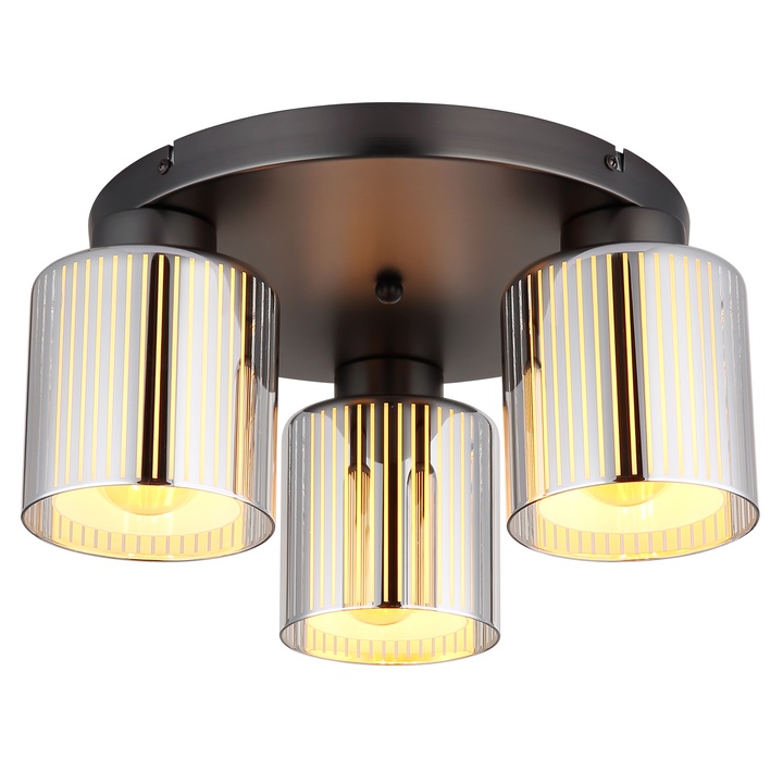 Stropné svietidlo FELICIA I čierna/chrómová 1