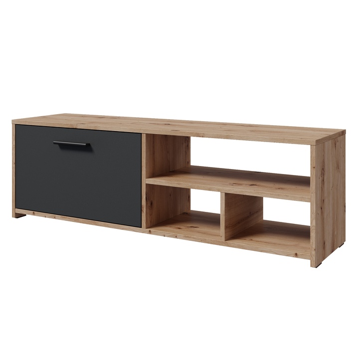 TV stolík FELINA M dub artisan/antracitová 1
