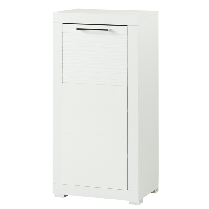 Skrinka na topánky/komoda FELINO 11 biela/vysoký lesk, šírka 52 cm 1