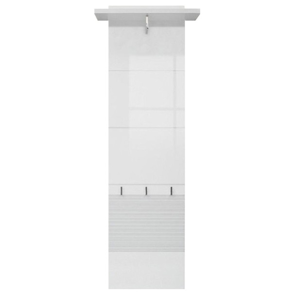 Predsieňový panel FELINO 15 biela/vysoký lesk, šírka 39 cm 1