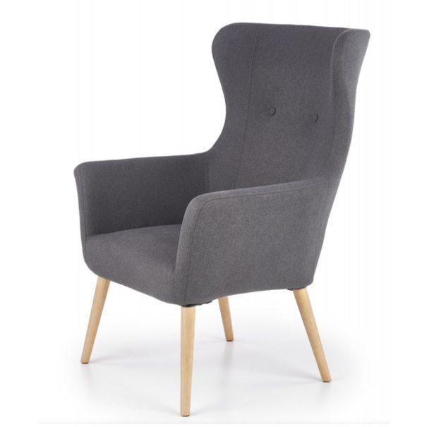 Kreslo FELIPE tmavosivá 1