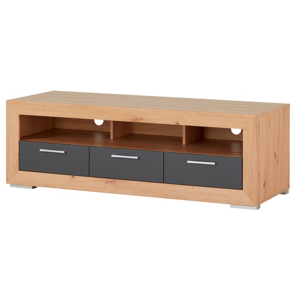 TV komoda FERNANDO T12 dub artisan/matná sivá 1