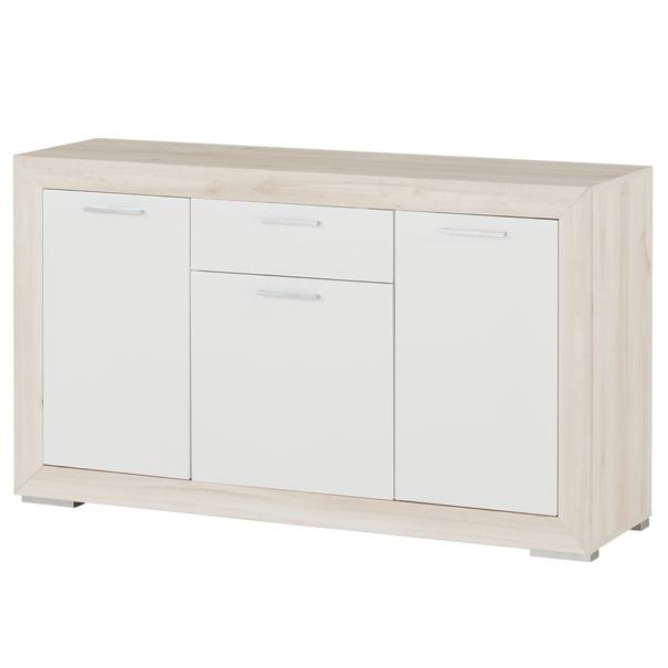 Komoda FERNANDO T13 aurum svetlá/biela vysoký lesk 1