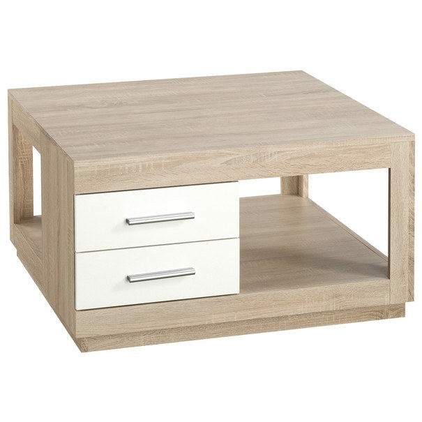 Konferenčný stolík FESTIVAL dub sonoma/biela 1