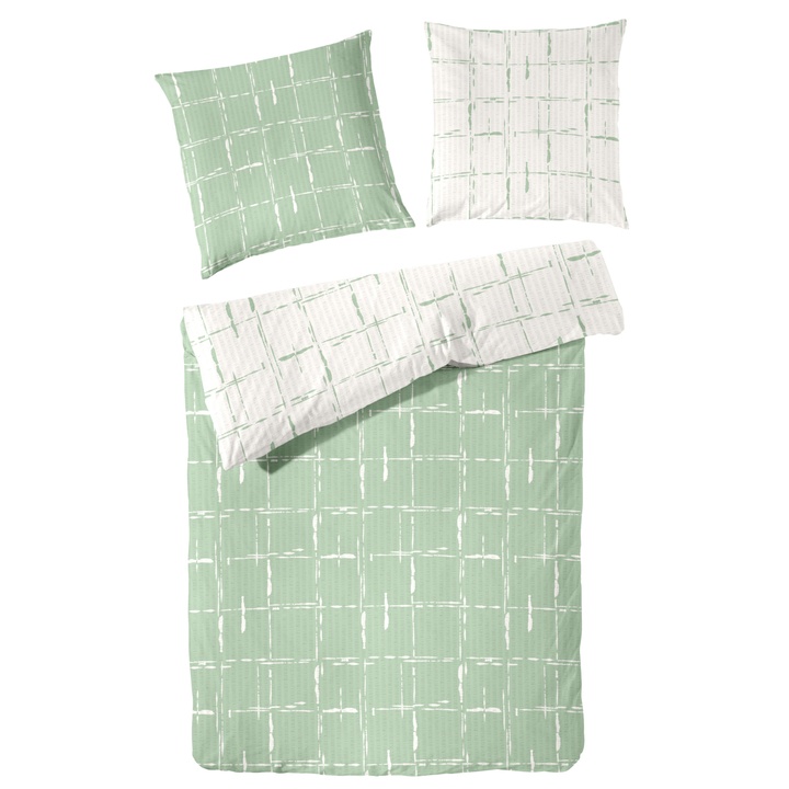 Posteľná bielizeň FET zelená, 70x90 a 140x200 cm 1