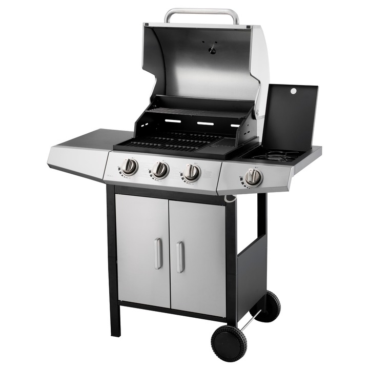 Plynový gril FIELDMANN FZG 3010 strieborná/čierna 1