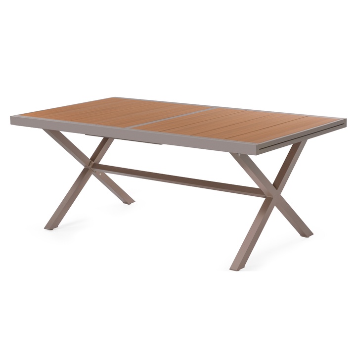 Záhradný stôl FIELDMANN polywood/sivá 1