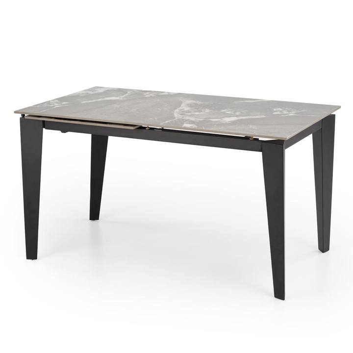 Jedálenský stôl FILAX sivý mramor/čierna 1