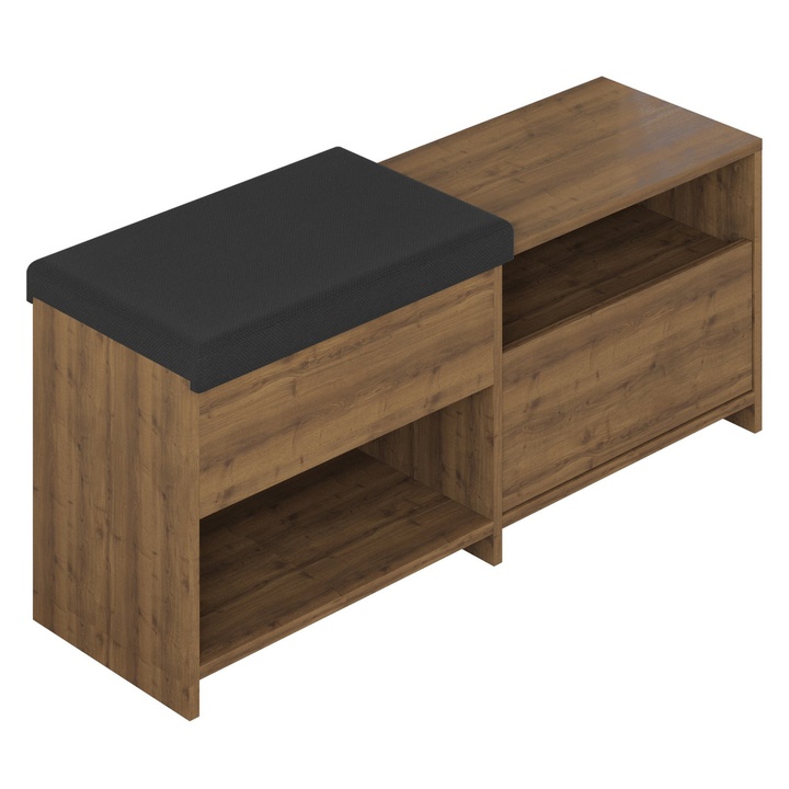 Lavica na topánky FILUX hnedá 1