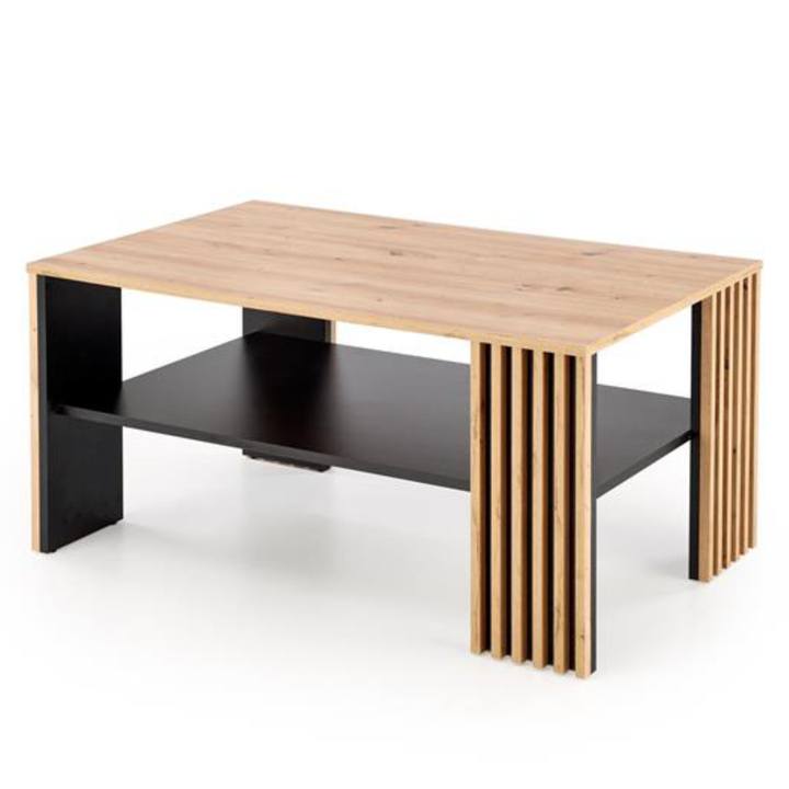 Konferenčný stolík FIMANO dub artisan/čierna 1