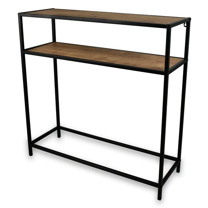 Konzolový stolík FINA I čierna/dub artisan 1