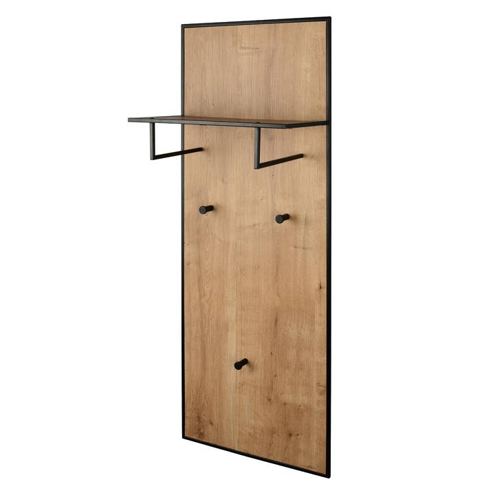 Predsieňový panel FINA čierna/dub artisan 1