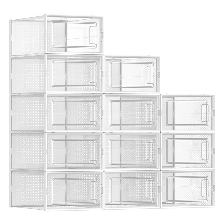 Sada boxov FIT UP biela/priehľadná, 12 ks 1