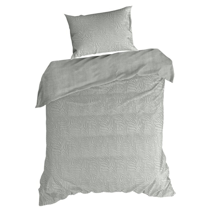 Posteľná bielizeň FLANO strieborná, 70x90 a 140x200 cm 1
