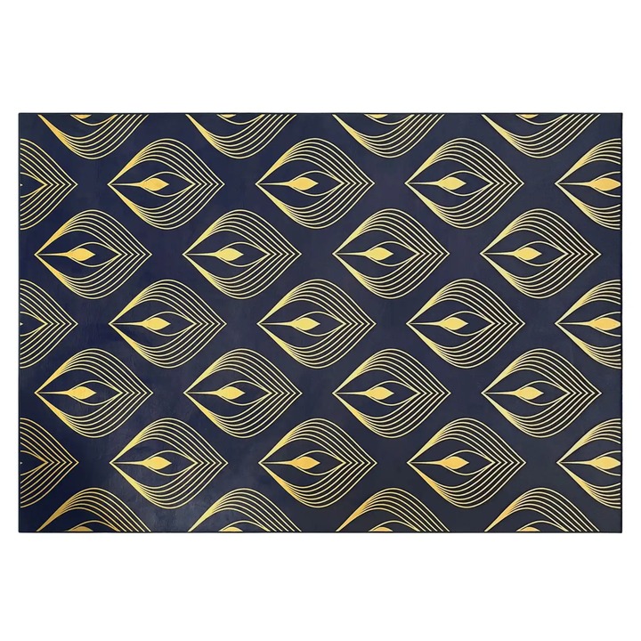 Koberec FLAT DELUXE modrá, 80x150 cm 1