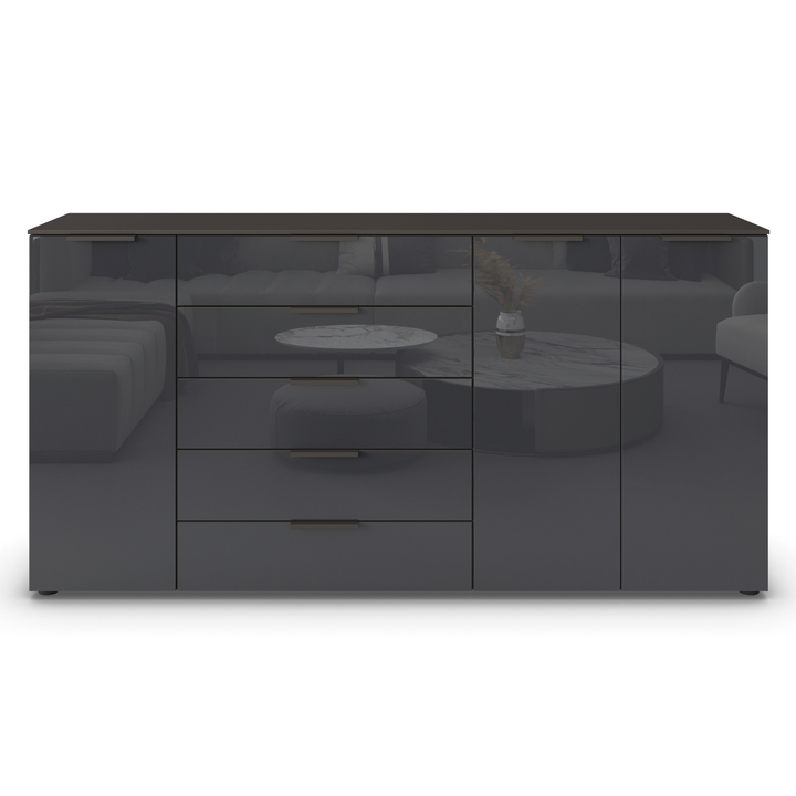 Komoda FLIPP 9 grafitová 1