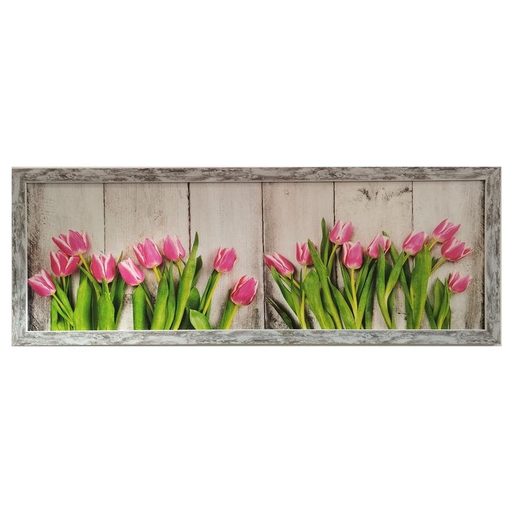 Obraz s rámom FLOWER XXXIX 90x30 cm 1