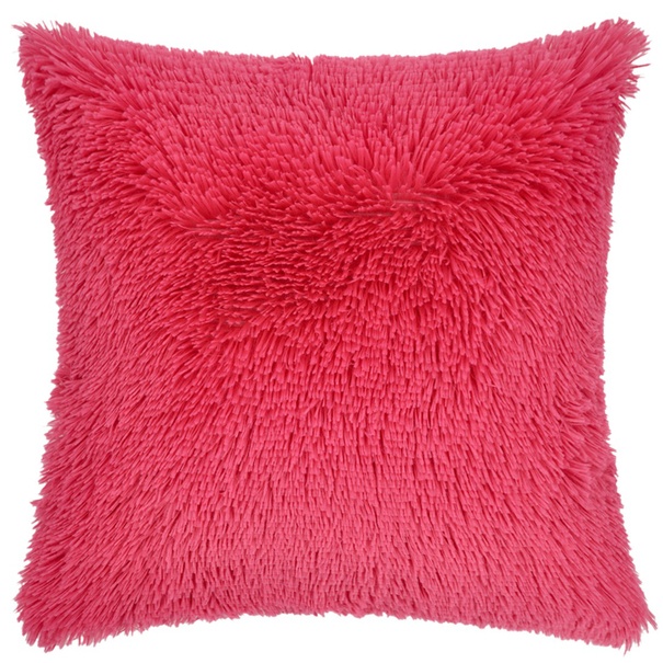 Dekoračný vankúš FLUFFI ružová 1