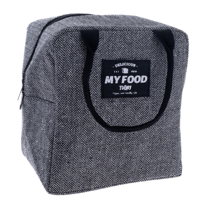 Termotaška na jedlo FOOD 2 sivá, šírka 20 cm 1