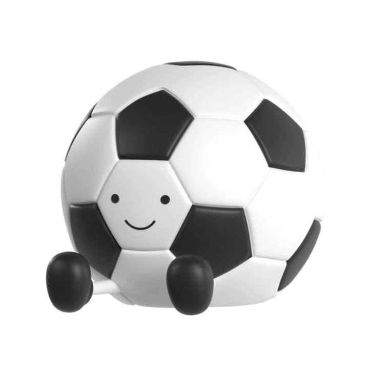 Detská nočná lampa FOOTBALL čierna/biela 1
