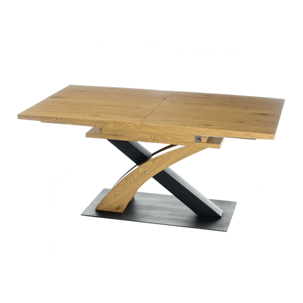 Jedálenský stôl FORTUNATO 3 dub zlatý/čierna 1