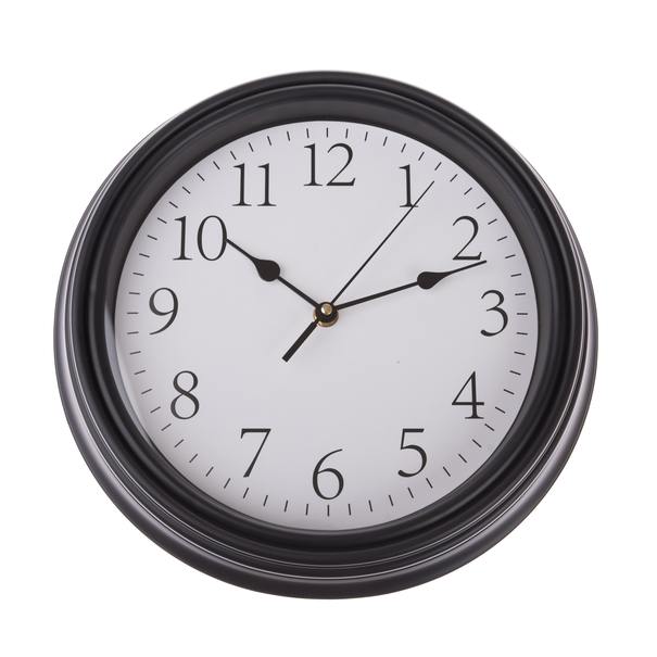 Nástenné hodiny FRAME čierna, ⌀ 31 cm 1