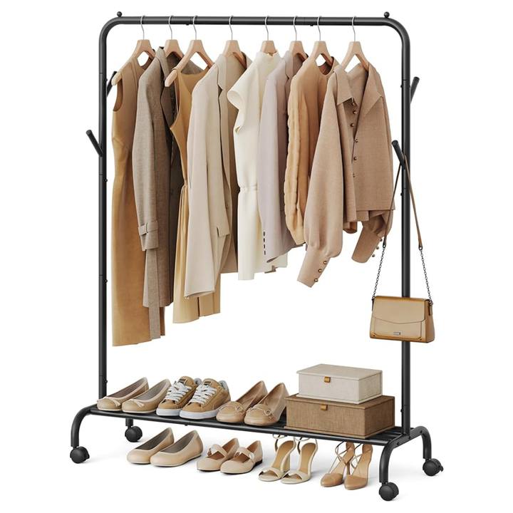 Stojan na šaty FRAME čierna 1