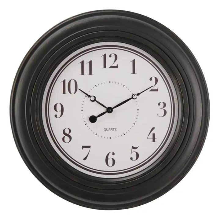 Nástenné hodiny FRANCESCA biela/čierna, ⌀ 51 cm 1