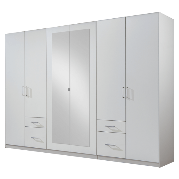 Šatníková skriňa FREDERICA biela 1