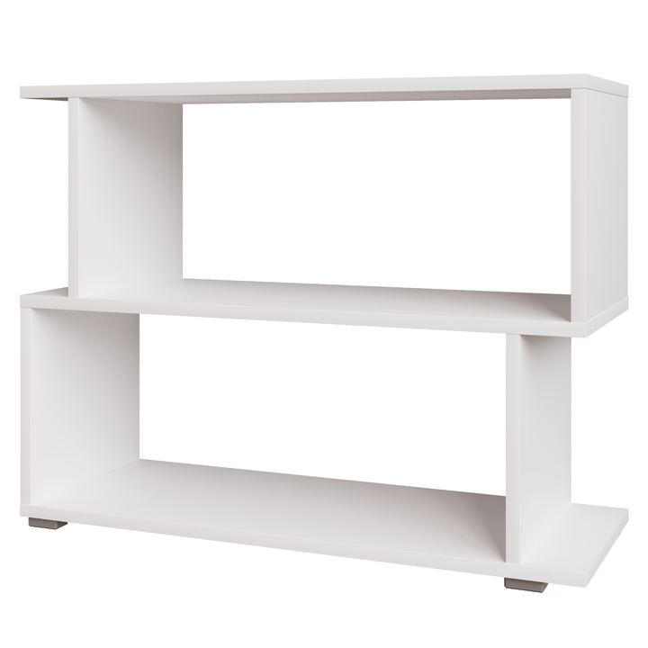 Regál FREDERICO biela, výška 78 cm 1