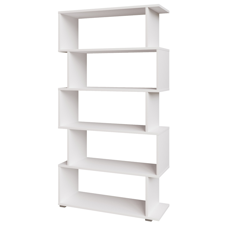 Regál FREDERICO biela, výška 189 cm 1