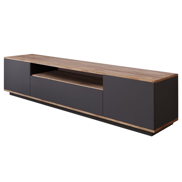 TV komoda FREDY atlantická borovica/antracitová 1