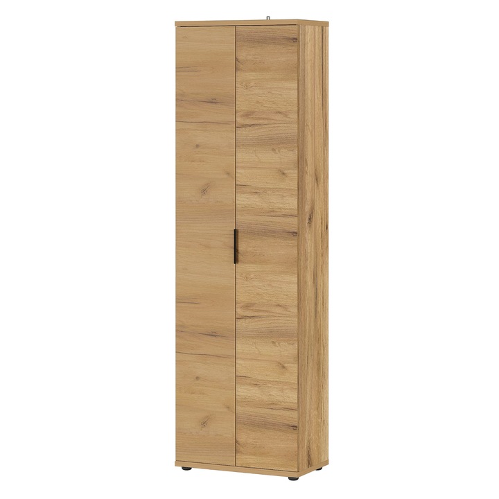 Predsieňová skriňa FREMONT dub/čierna 1