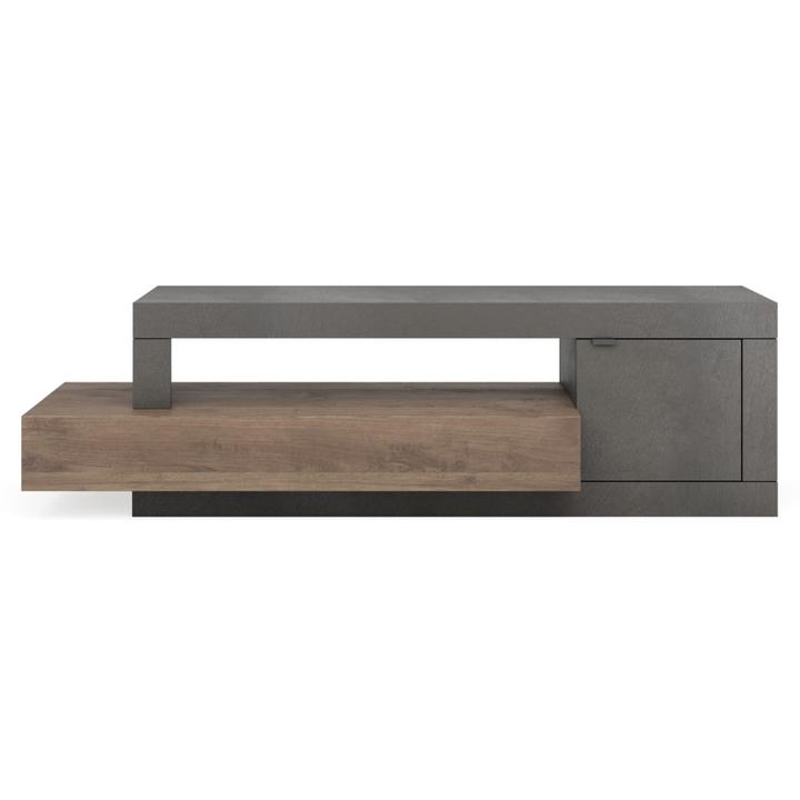 TV komoda  FRIDA čiernohnedá/orech 1