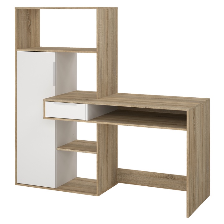 Písací stôl FUNCTION PLUS 80173AK49 dub/biela 1