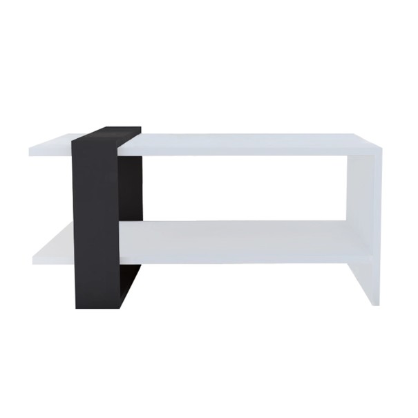 Konferenčný stolík FUNDA antracitová/biela 1