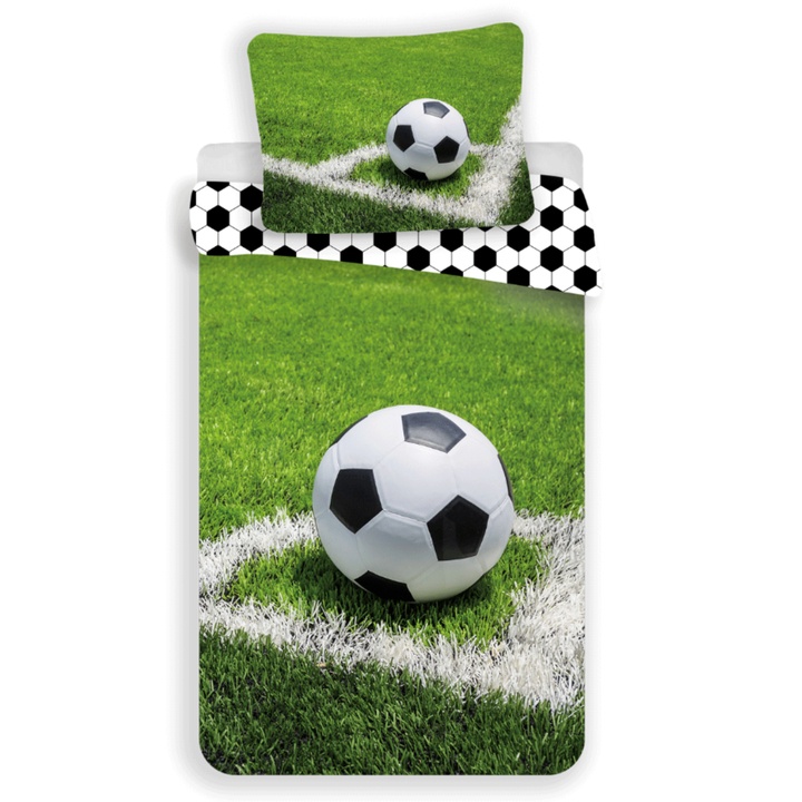 Posteľná bielizeň FUTBAL zelená, 70x90 a 140x200 cm 1