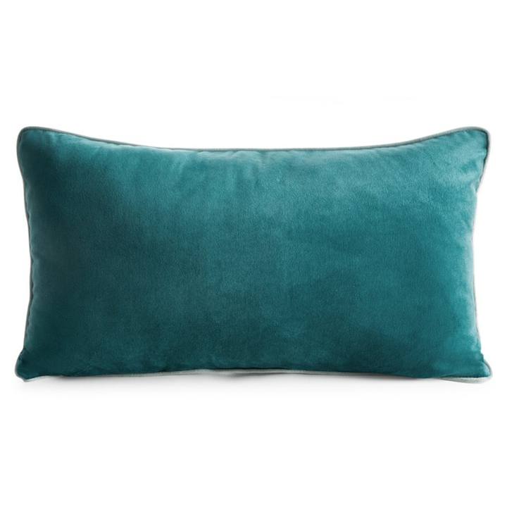 Dekoračný vankúš GAJA 2 tmavá tyrkysová, 30x50 cm 1