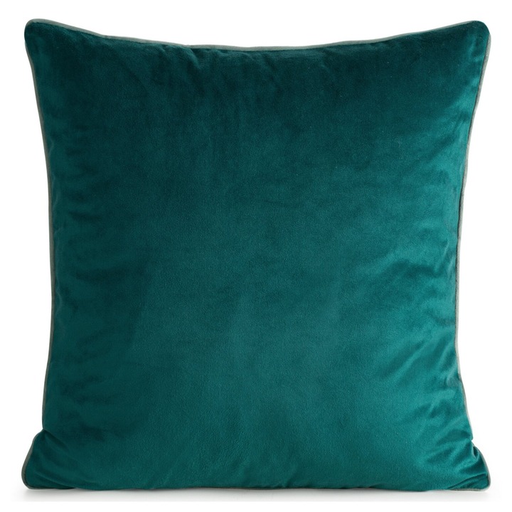 Obliečka na vankúš GAJA 3 tmavá tyrkysová, 45x45 cm 1