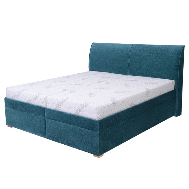 Posteľ GALA XL petrolejová, 160x200 cm, bez matraca 1