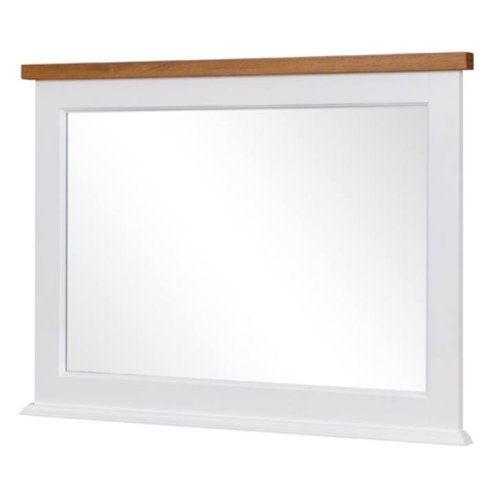 Zrkadlo GALINEO biela/dub 1