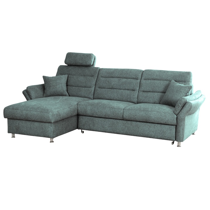 Sedacia súprava GAVORA ľavá, modrá 1