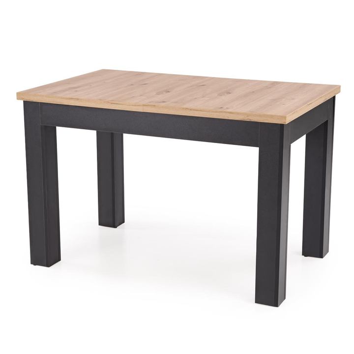 Jedálenský stôl GAZMU dub artisan/čierna 1