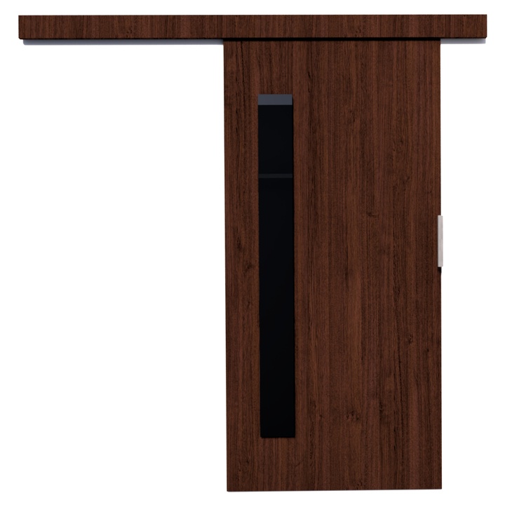 Posuvné dvere GELA 76 wenge/čierna, 76x205 cm 1