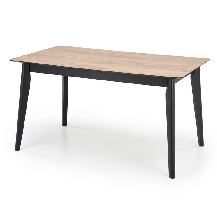 Jedálenský stôl GELAON dub wotan/čierna 1