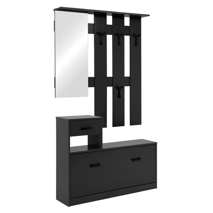 Predsieňová stena GENYA antracitová 1